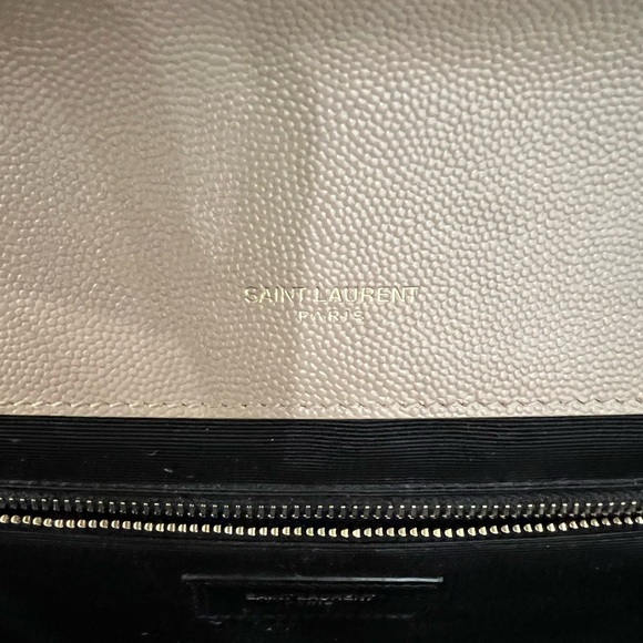 Saint Laurent Classic Monogram Envelope Satchel Mixed Matelasse Leather Large - Picture 10 of 17
